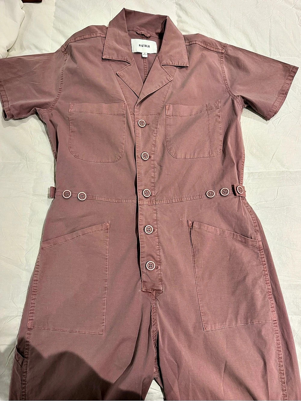 Mauve Utility Jumpsuit (not maternity)